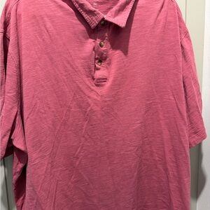 Men's Salmon Colored Polo Shirt